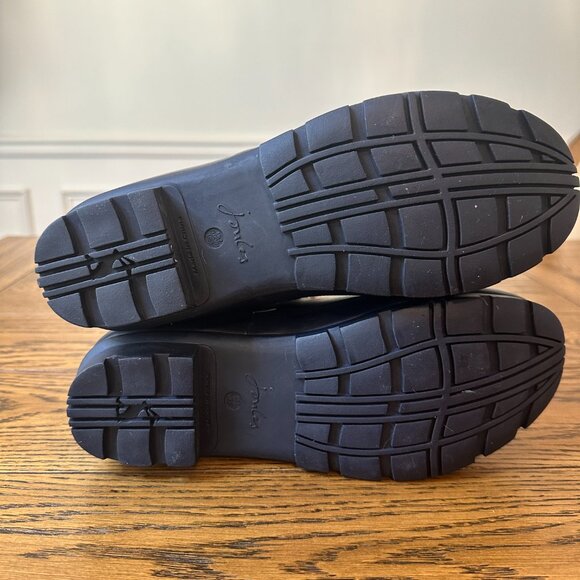 Joules Wellies Tall Rain Boots Womens Size 9 - Navy with White Polka Dots - NWT - Picture 8 of 11